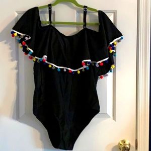 3x off shoulder one piece